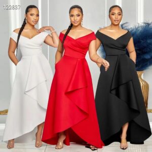 Formal off the shoulder Princess gown
