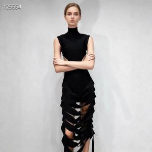 High Neck Sleeveless CutOut Dress