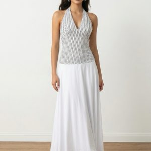Polka Dot Halter Dress