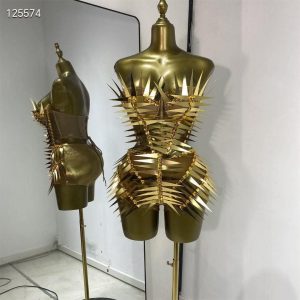 Golden Spiked Show BodySuit