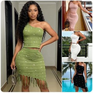 Pearl Fringed 2 pc set